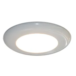 752 Series Glare Free Interior Light - White Bezel - Warm White/Blue