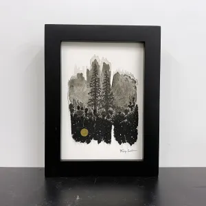 Beauty in the Upside Down 9 - In the Garden - Original Drawing - 5" x 7"