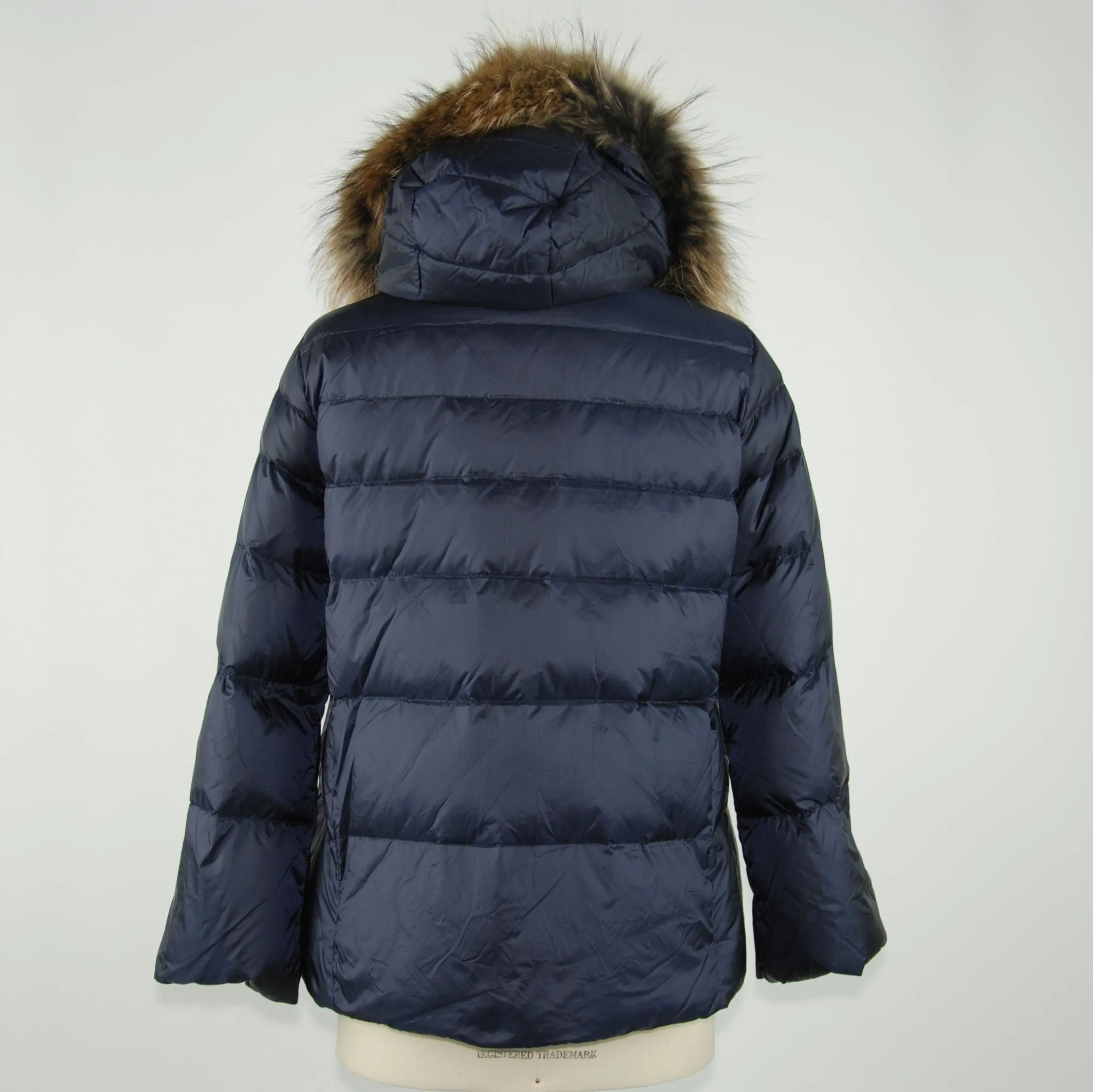 Blue Polyamide Jackets & Coat