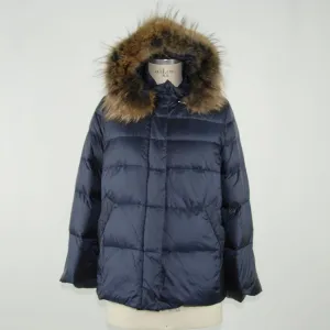 Blue Polyamide Jackets & Coat