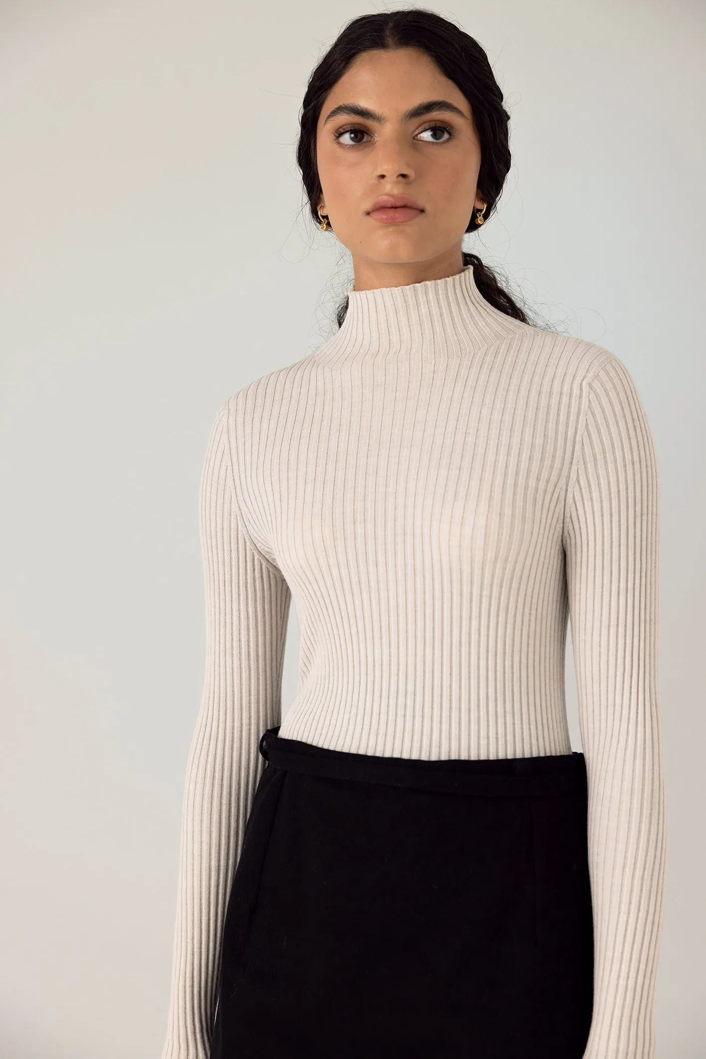Essence Fine Turtle Neck - Ivory