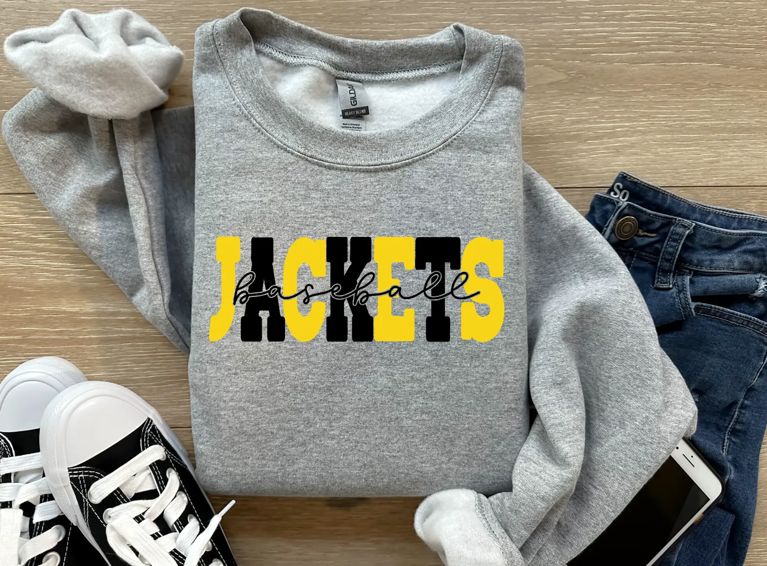 Jackets Baseball DTF Print