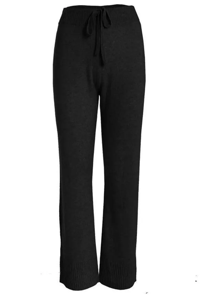 Minnie Rose Cashmere High Ribbed Cuff Pant