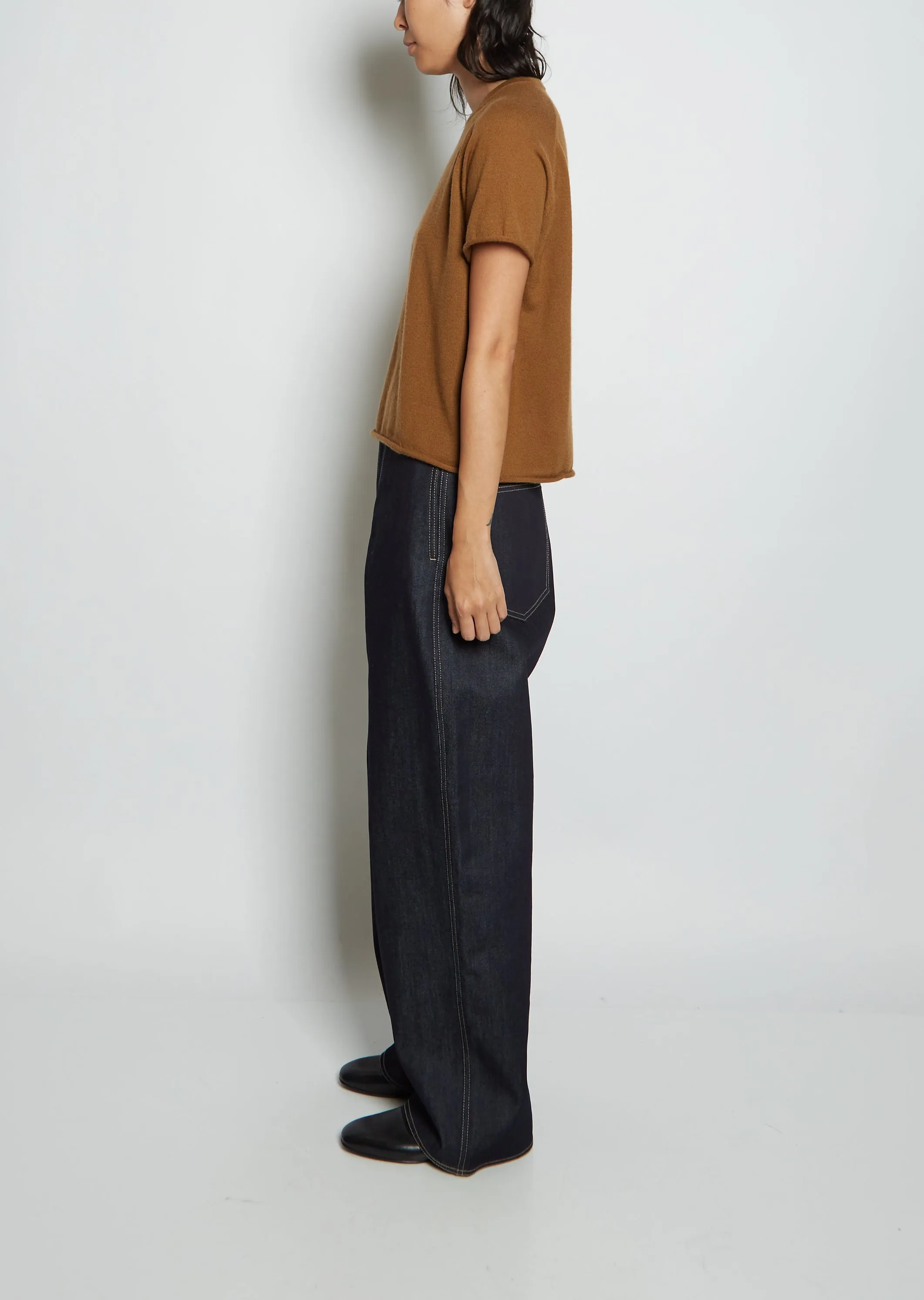 n°177 Todd Cashmere Top — Cumin