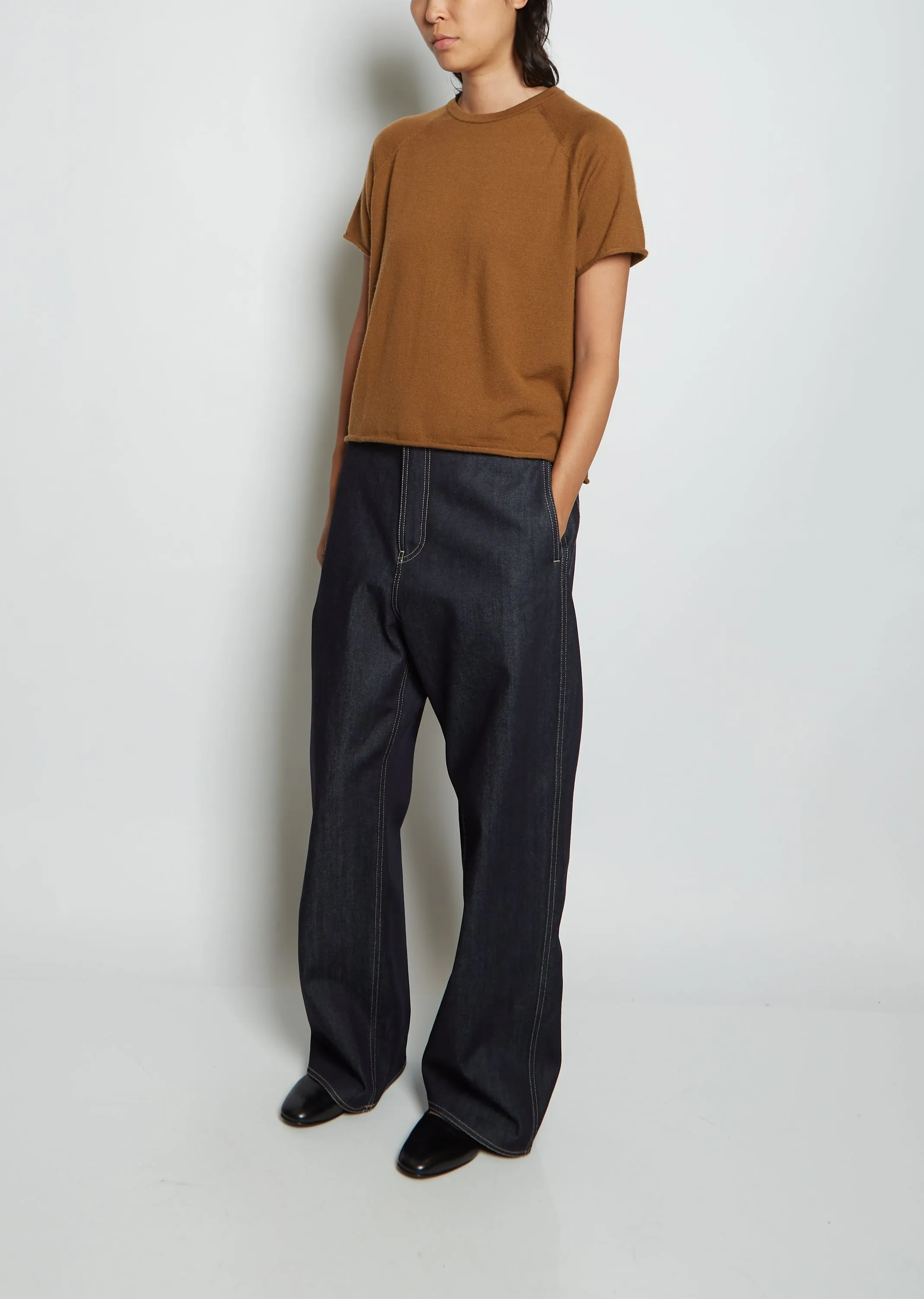 n°177 Todd Cashmere Top — Cumin