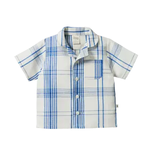 NATURE BABY - GUTHRIE SHIRT LINEN:CLYDE CHECK