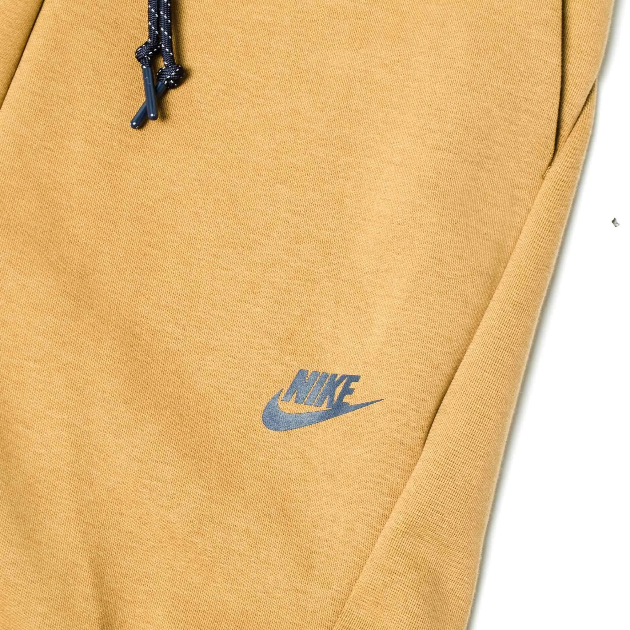 NIKE TECH FLEECE CROPPED PANTS - Golden Beige-Khaki