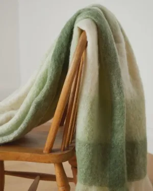 REVERSIBLE NEWGRANGE MOHAIR & WOOL THROW