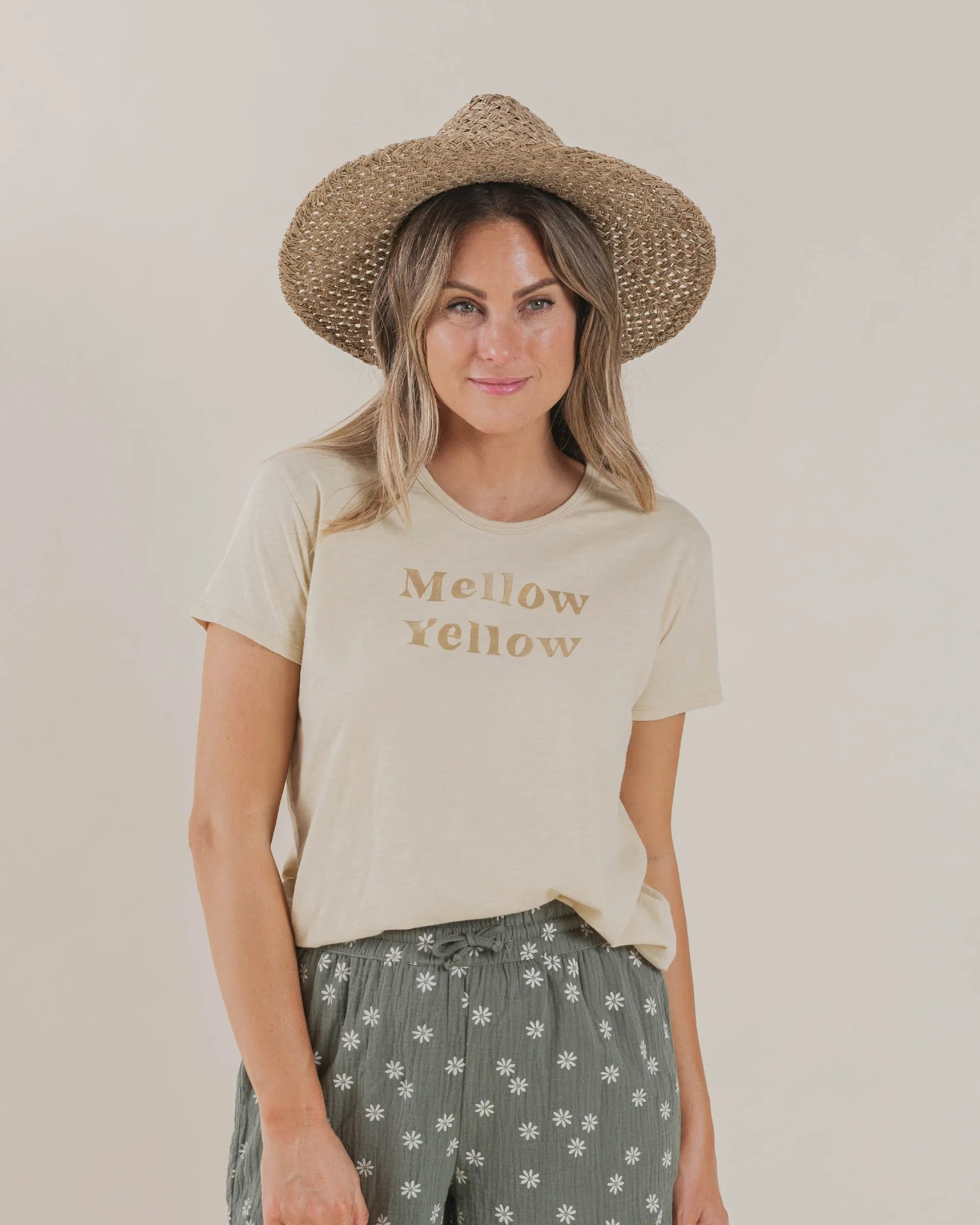Rylee   Cru Women's Tee - Butter Mellow Yellow