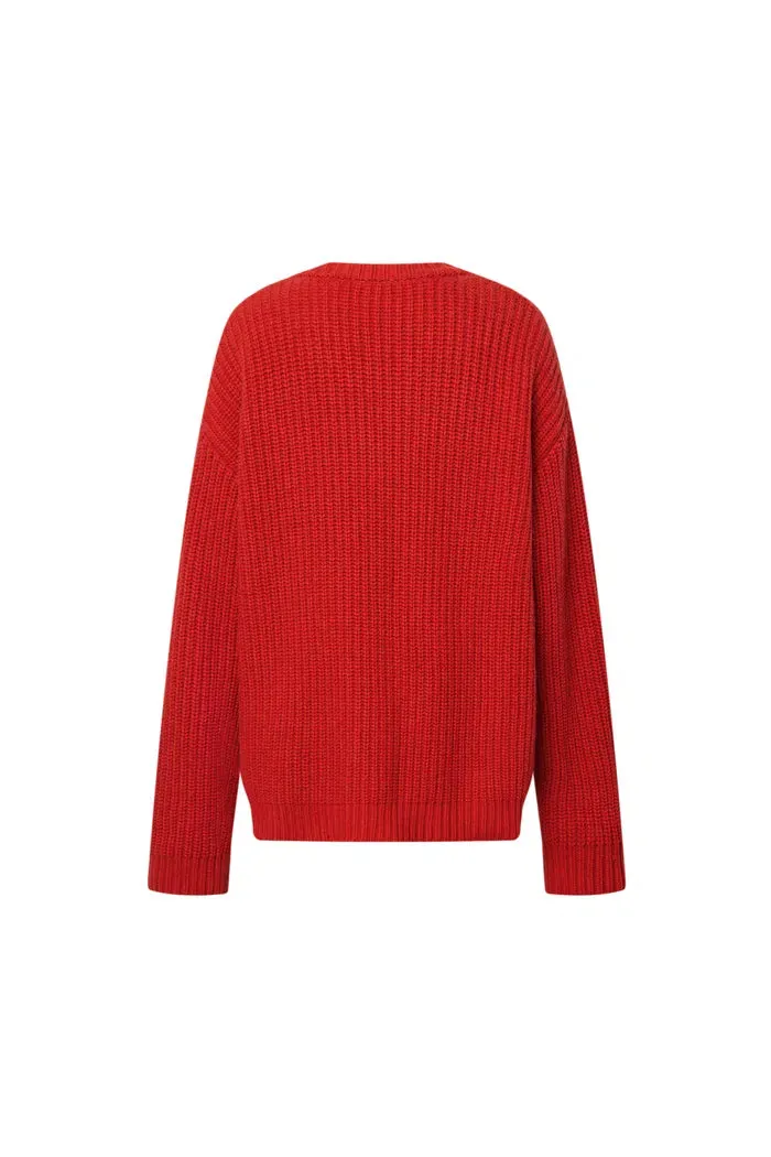 Star Lover Zodiac Cardigan in Chunky Merino Wool Knit