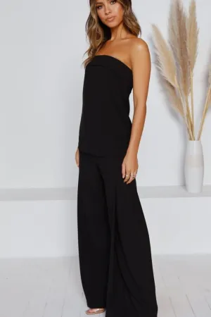 Straight Cut Black Long Top