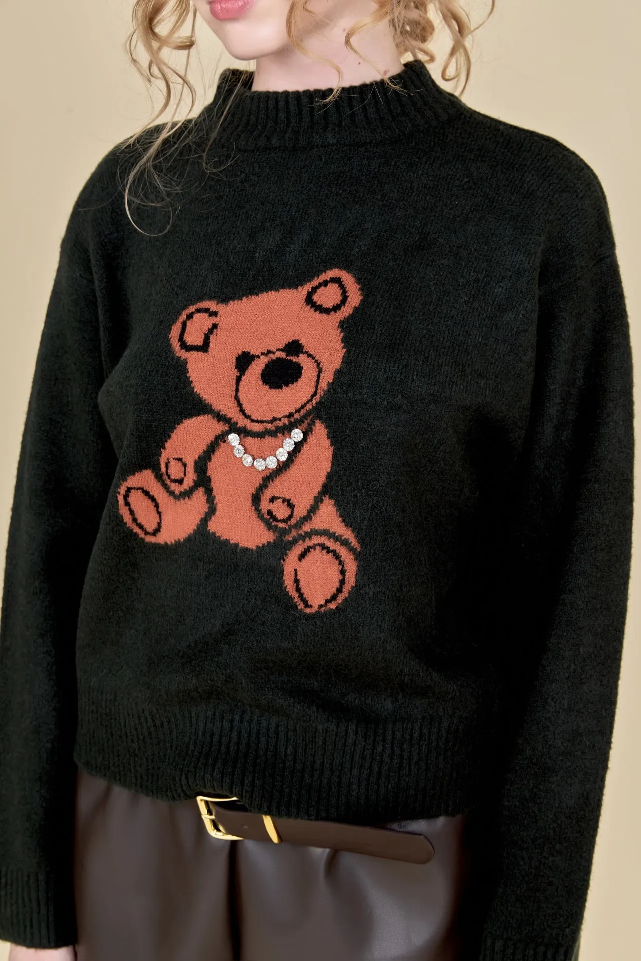 Teddy Bear Logo Knit