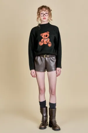 Teddy Bear Logo Knit