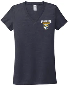 The Bulldog Cares Women's V-Neck Tee