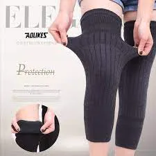 Thick Warm Woolen Blend Thermal Knee Pad