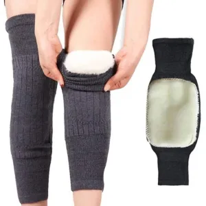 Thick Warm Woolen Blend Thermal Knee Pad